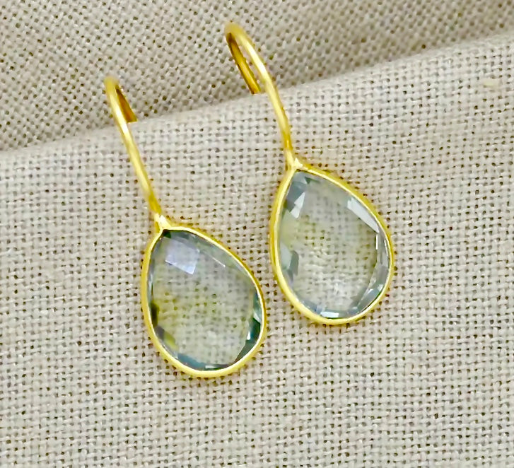 White Topaz Drop