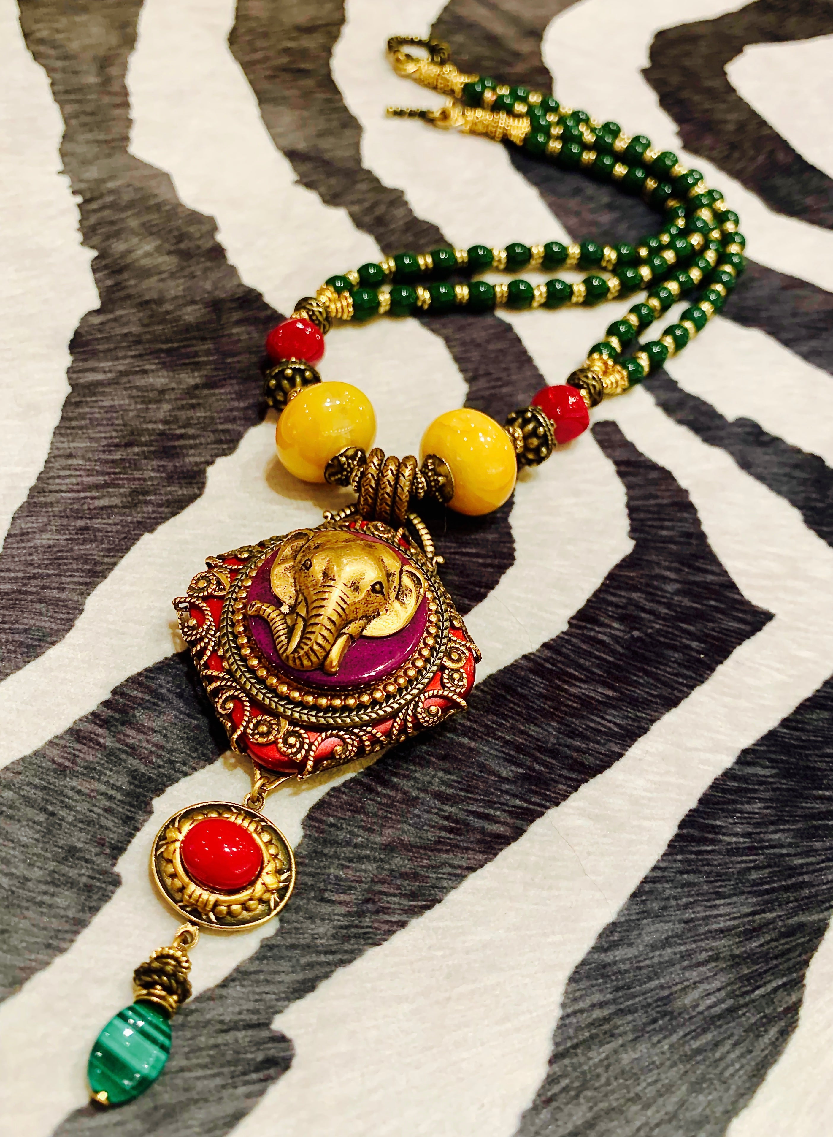 Elephants Love Necklace