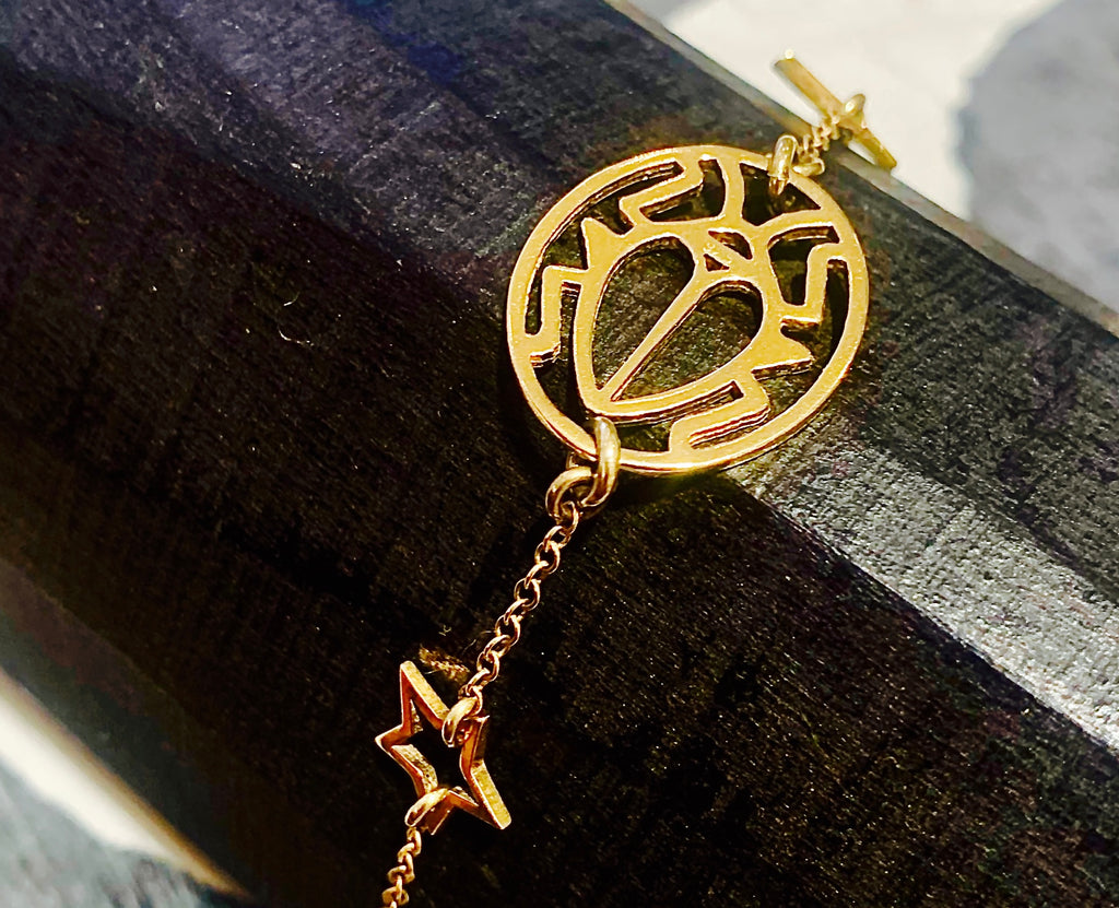 Golden Beetle Lucky Bracelet