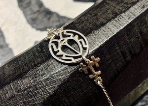 Silver Beetle Lucky Bracelet