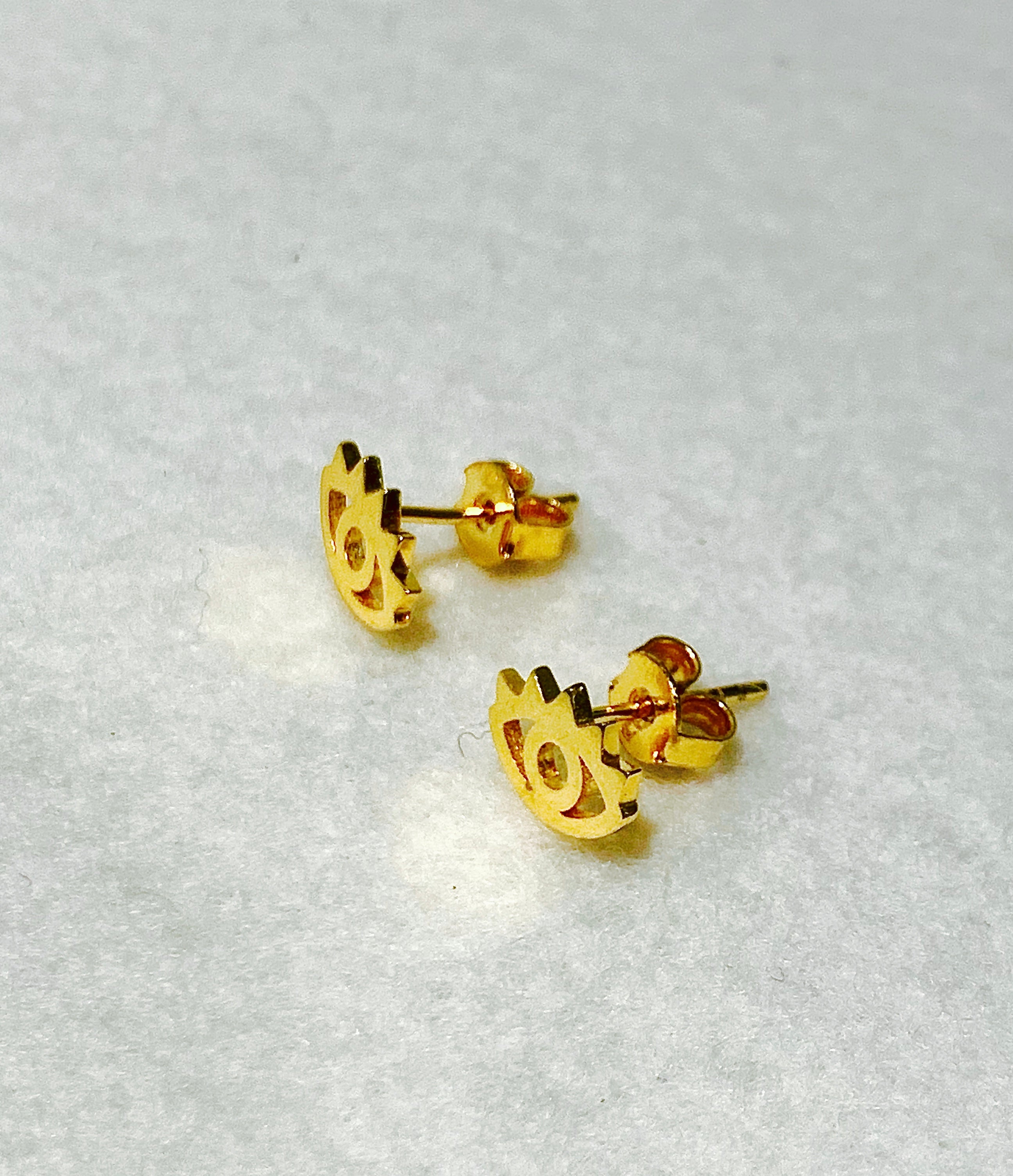 Golden Eye Earring